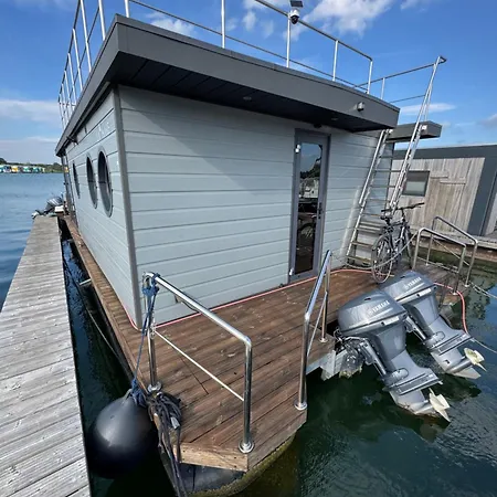 Exclusieve Houseboat La Mare 12 X 5 Meter Met Sauna, Hottup En Airco *