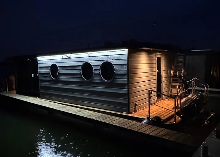Exclusieve Houseboat La Mare 12 X 5 Meter Met Sauna Botel *