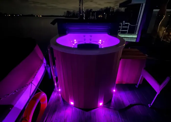 Exclusieve Houseboat La Mare 12 X 5 Meter Met Sauna Botel *